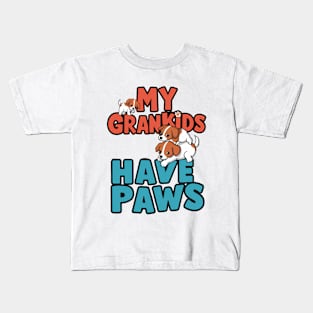 My Grandkids Have Paws Kids T-Shirt